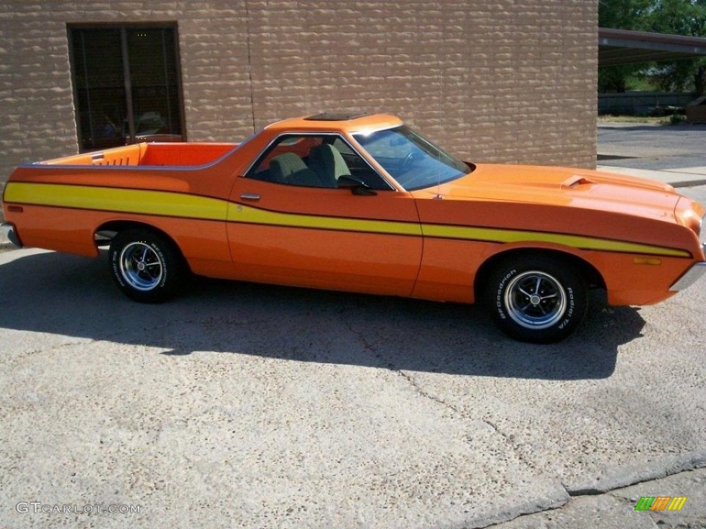 Hugger Orange 1972 Ford Ranchero GT Exterior Photo #138716649