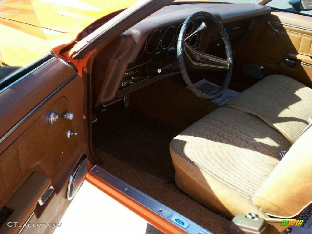 Ginger Interior 1972 Ford Ranchero GT Photo #138716679