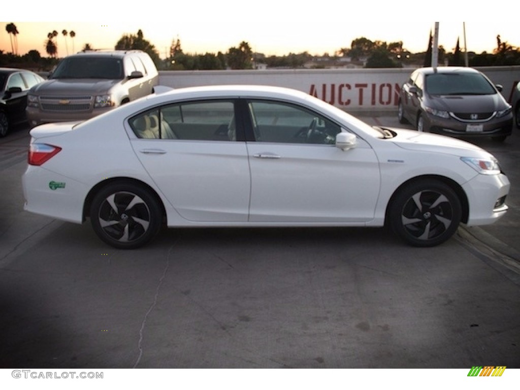 2014 Accord Plug-In Hybrid - White Orchid Pearl / Gray photo #11