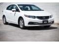 Taffeta White 2014 Honda Civic Natural Gas Sedan