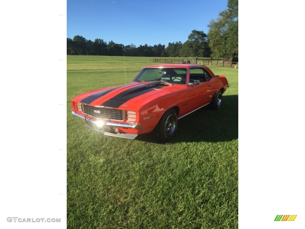 1969 Camaro RS Coupe - Hugger Orange / Black/Houndstooth photo #2