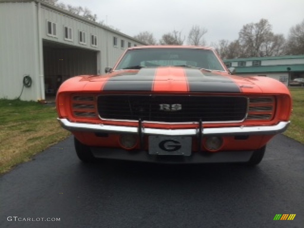 1969 Camaro RS Coupe - Hugger Orange / Black/Houndstooth photo #8