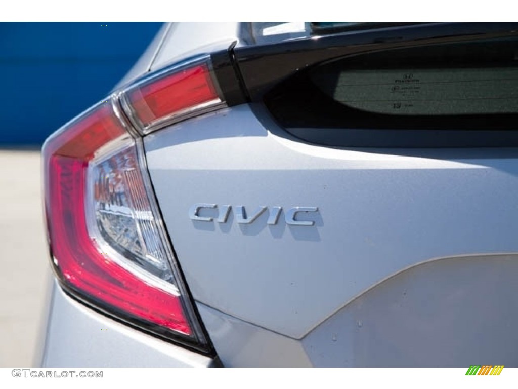 2020 Civic LX Hatchback - Lunar Silver Metallic / Black photo #12