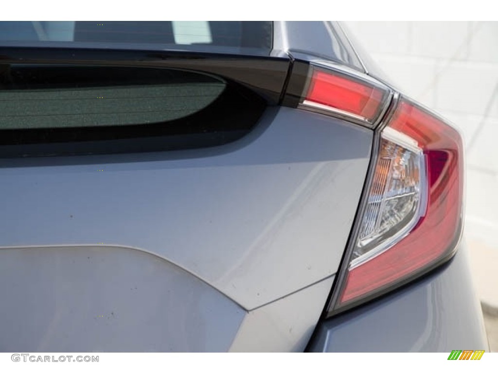 2020 Civic LX Hatchback - Lunar Silver Metallic / Black photo #13