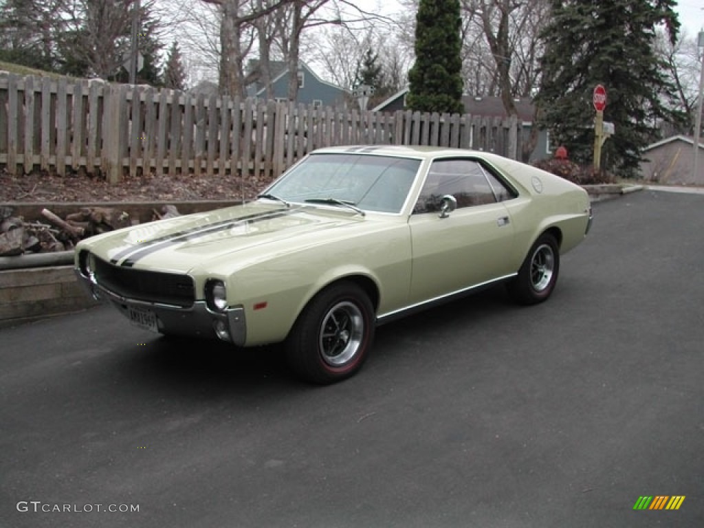 Pompeii Yellow 1969 AMC AMX Coupe Exterior Photo #138718947