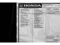 2020 Honda Civic LX Hatchback Window Sticker