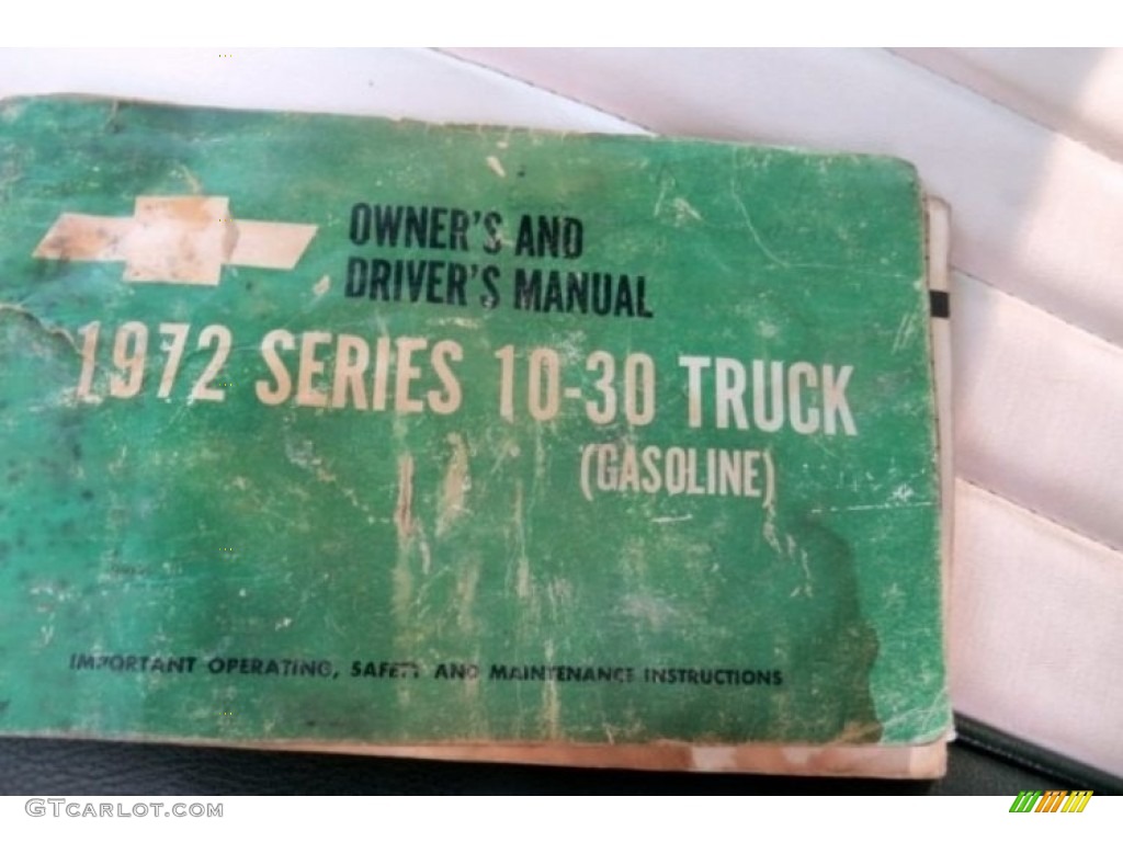 1972 Chevrolet C/K C10 Cheyenne Regular Cab Books/Manuals Photo #138719223