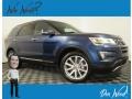 2016 Blue Jeans Metallic Ford Explorer Limited 4WD  photo #1