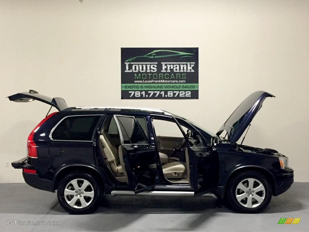 2010 XC90 V8 AWD - Magic Blue Metallic / Soft Beige photo #93