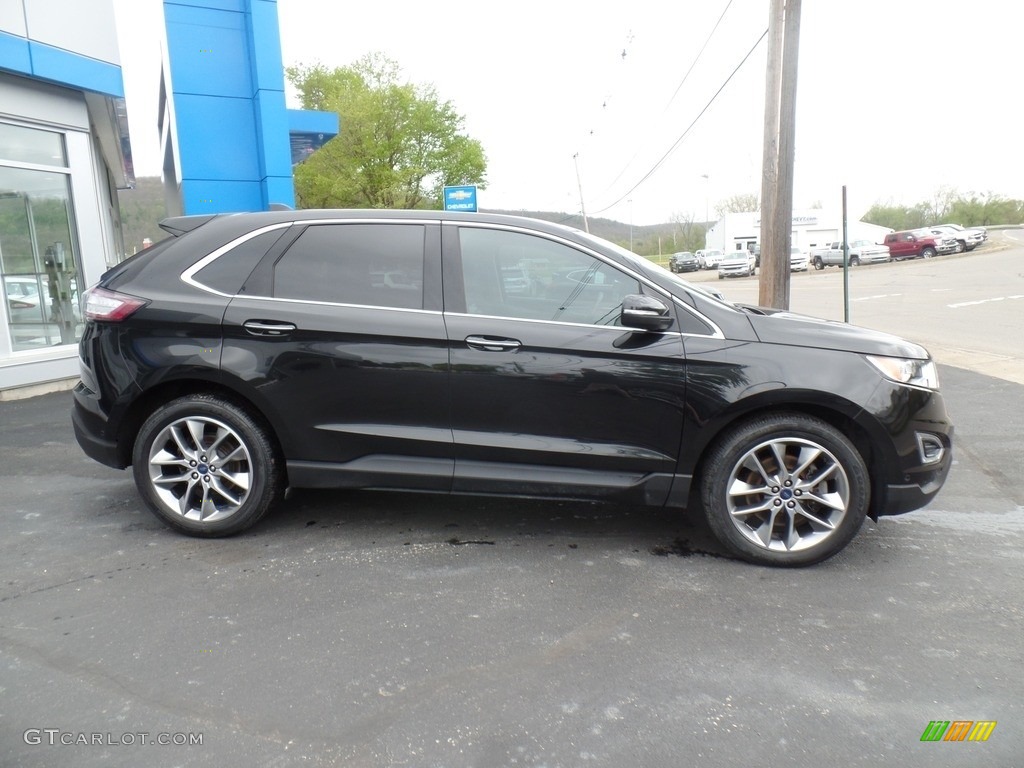 Tuxedo Black Metallic 2015 Ford Edge Titanium AWD Exterior Photo #138721275
