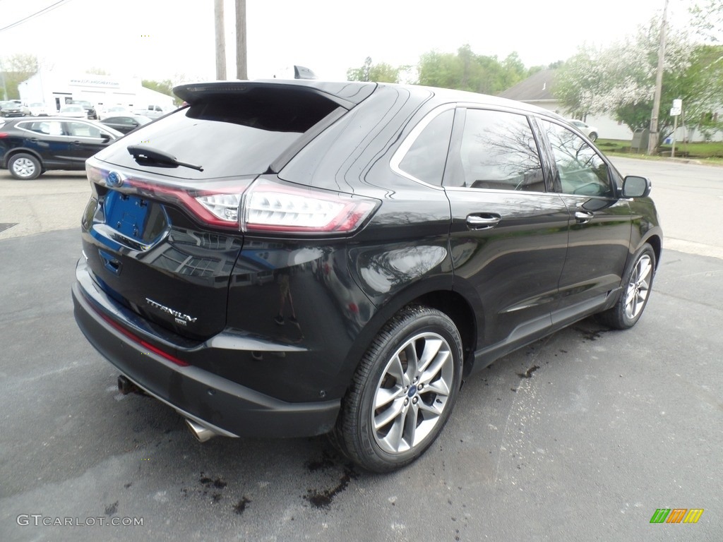 Tuxedo Black Metallic 2015 Ford Edge Titanium AWD Exterior Photo #138721293