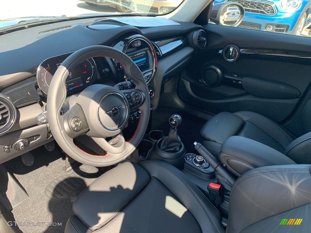 Carbon Black Interior 2021 Mini Hardtop Cooper S 4 Door Photo #138721350