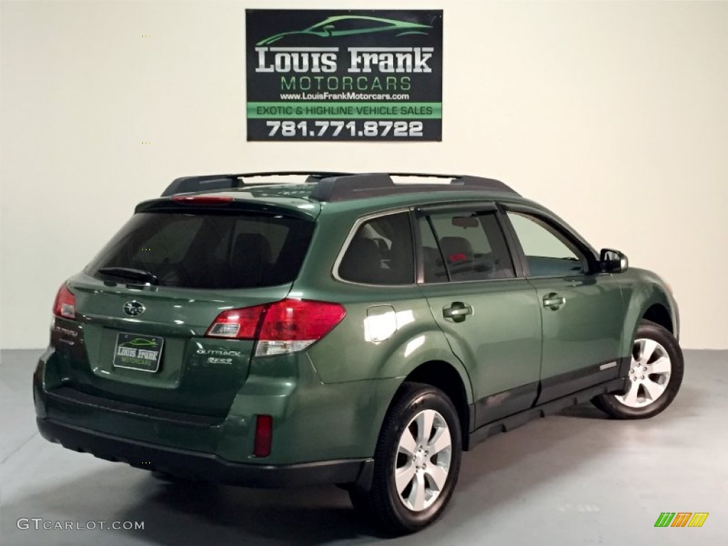 2010 Outback 2.5i Limited Wagon - Cypress Green Pearl / Warm Ivory photo #3