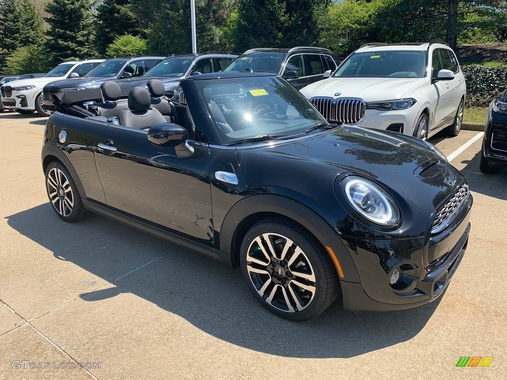 2020 Convertible Cooper S - Midnight Black Metallic / Carbon Black photo #2