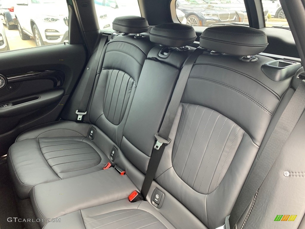 Carbon Black Lounge Leather Interior 2020 Mini Clubman Cooper S All4 Photo #138721863
