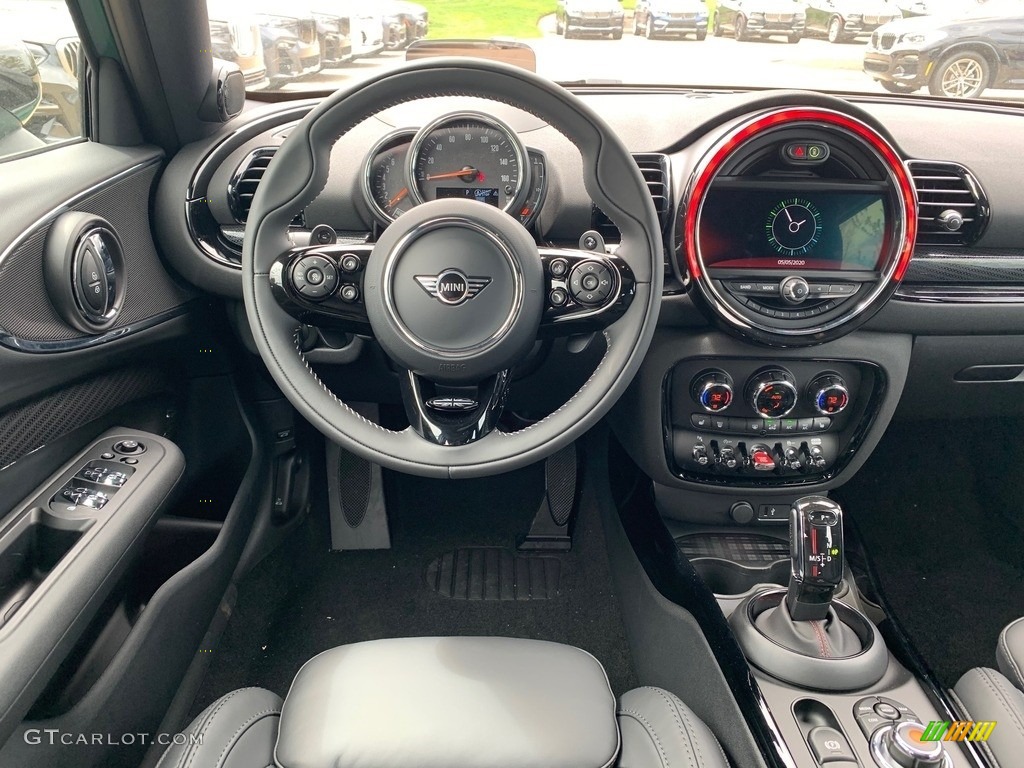 2020 Mini Clubman Cooper S All4 Carbon Black Lounge Leather Dashboard Photo #138721878