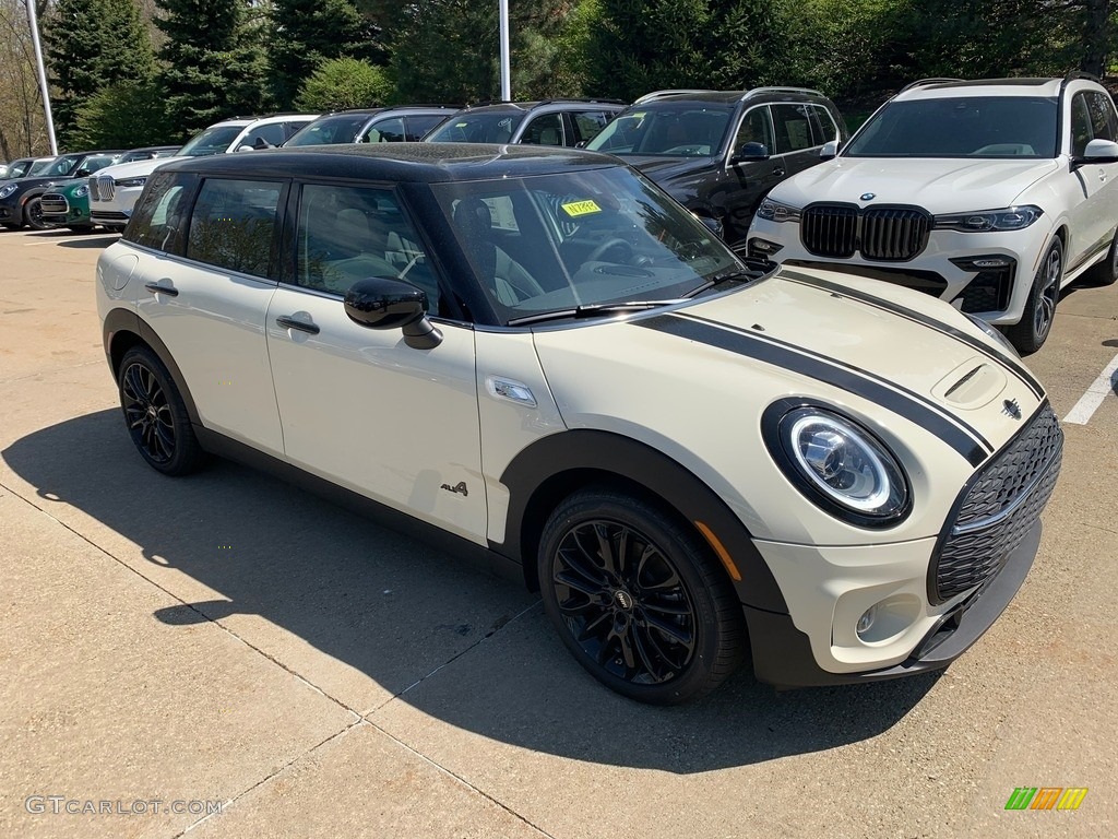 2020 Clubman Cooper S All4 - Pepper White / Carbon Black Lounge Leather photo #2
