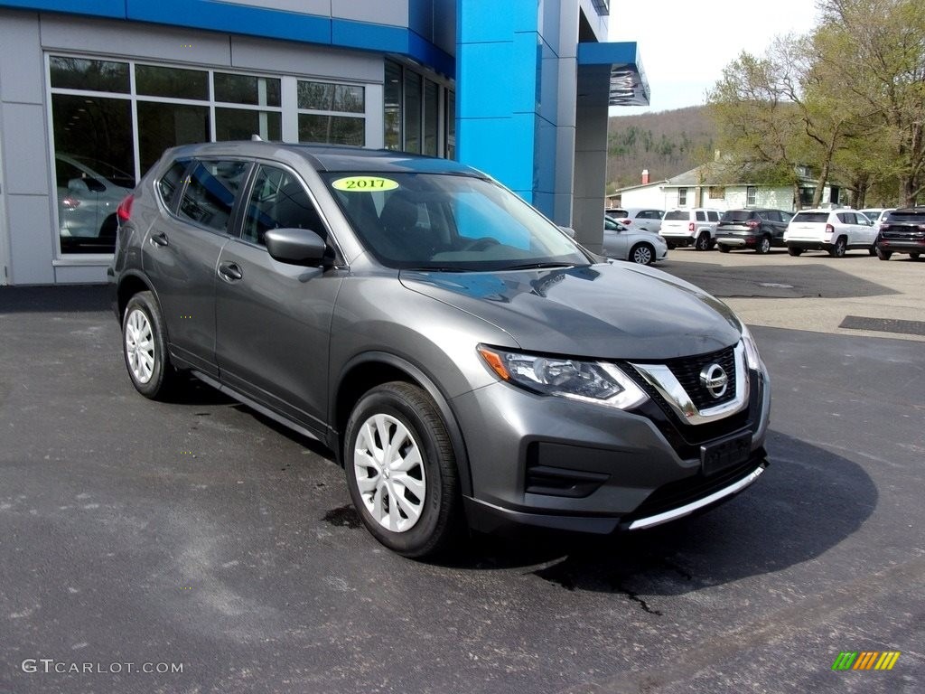 2017 Rogue S AWD - Gun Metallic / Charcoal photo #4