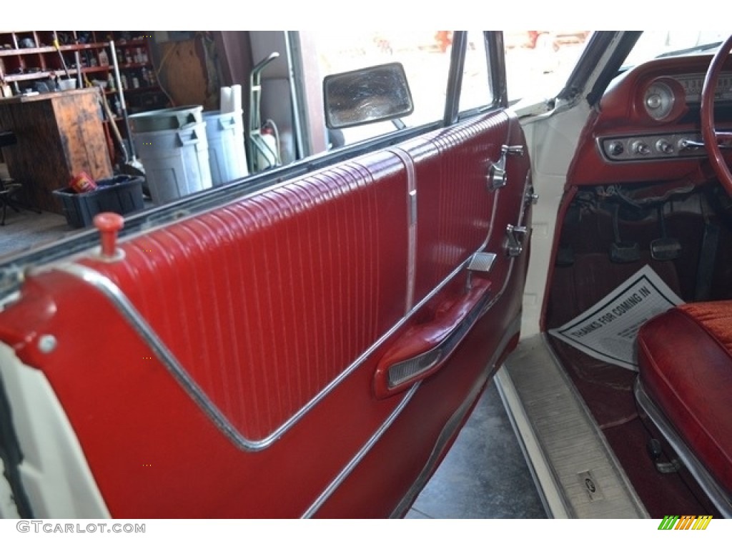 1964 Ford Galaxie 500 Sedan Red Door Panel Photo #138722544