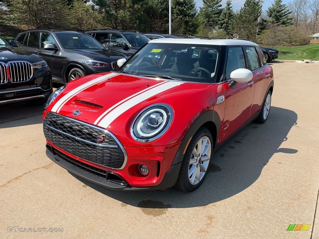 2020 Clubman Cooper S All4 - Chili Red / Carbon Black photo #1