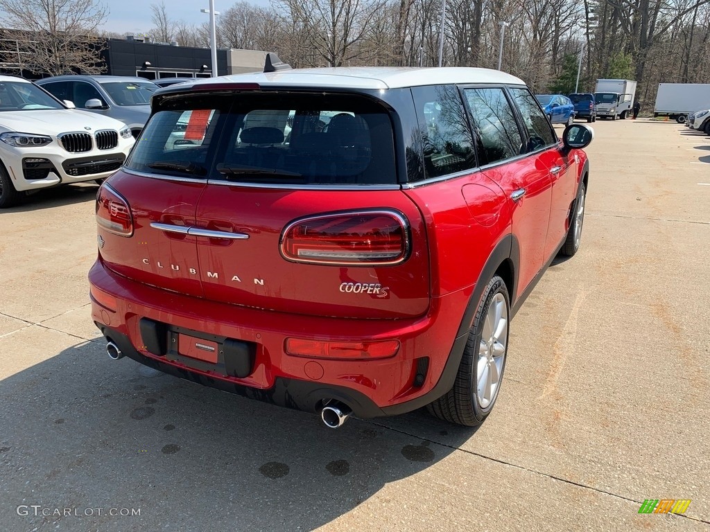 2020 Clubman Cooper S All4 - Chili Red / Carbon Black photo #3