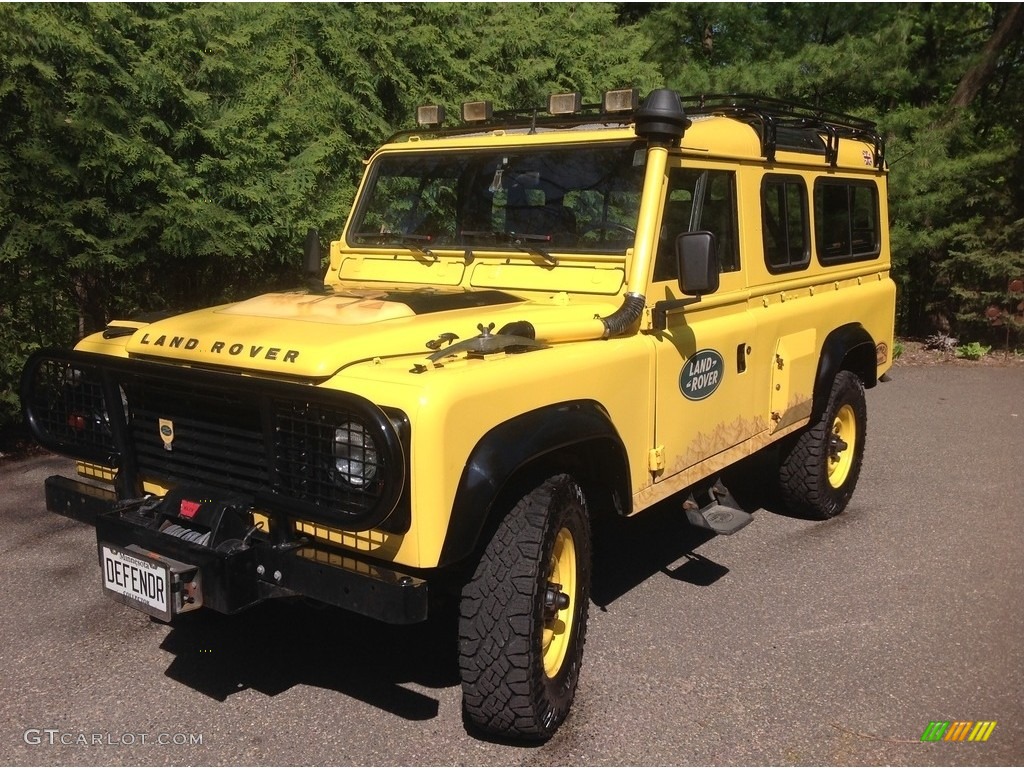 Yellow 1984 Land Rover Defender 110 Hardtop Exterior Photo #138724479