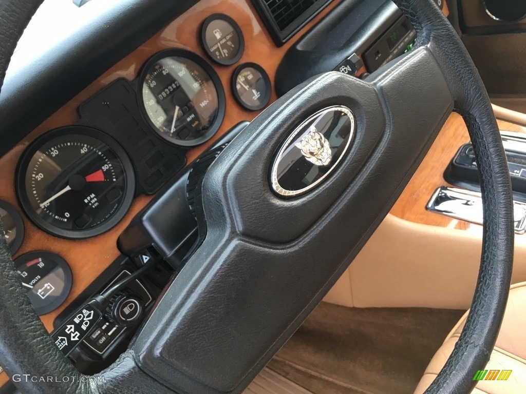 1987 Jaguar XJ XJ6 Biscuit Steering Wheel Photo #138724932