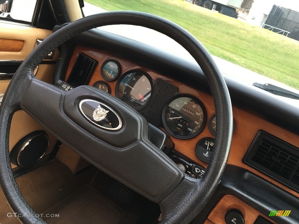 1987 Jaguar XJ XJ6 Biscuit Steering Wheel Photo #138724950
