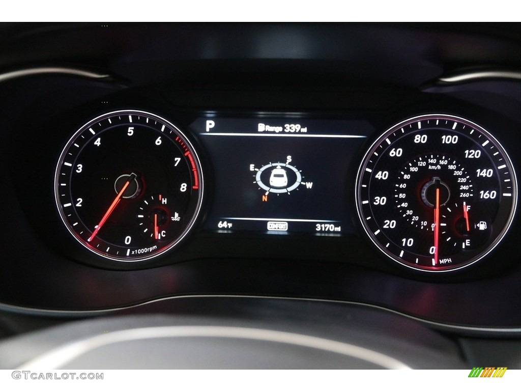 2020 Hyundai Genesis G70 AWD Gauges Photo #138725883