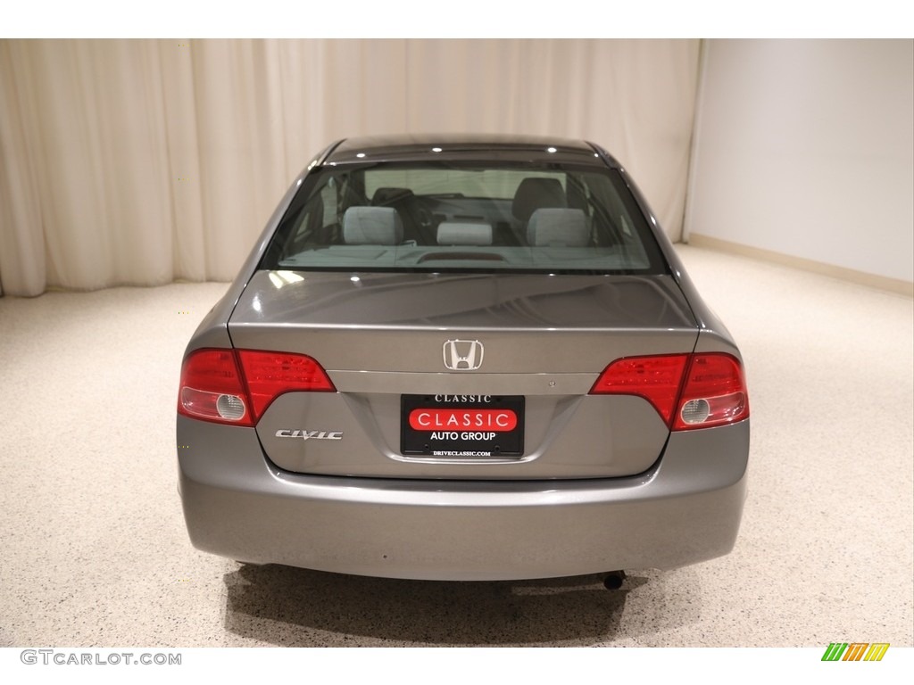 2007 Civic EX Sedan - Galaxy Gray Metallic / Gray photo #16