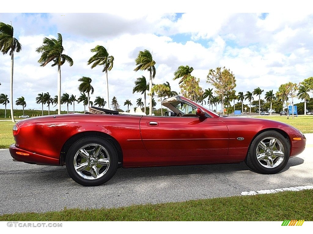 Carnival Red Pearl Metallic 1997 Jaguar XK XK8 Convertible Exterior Photo #138727467