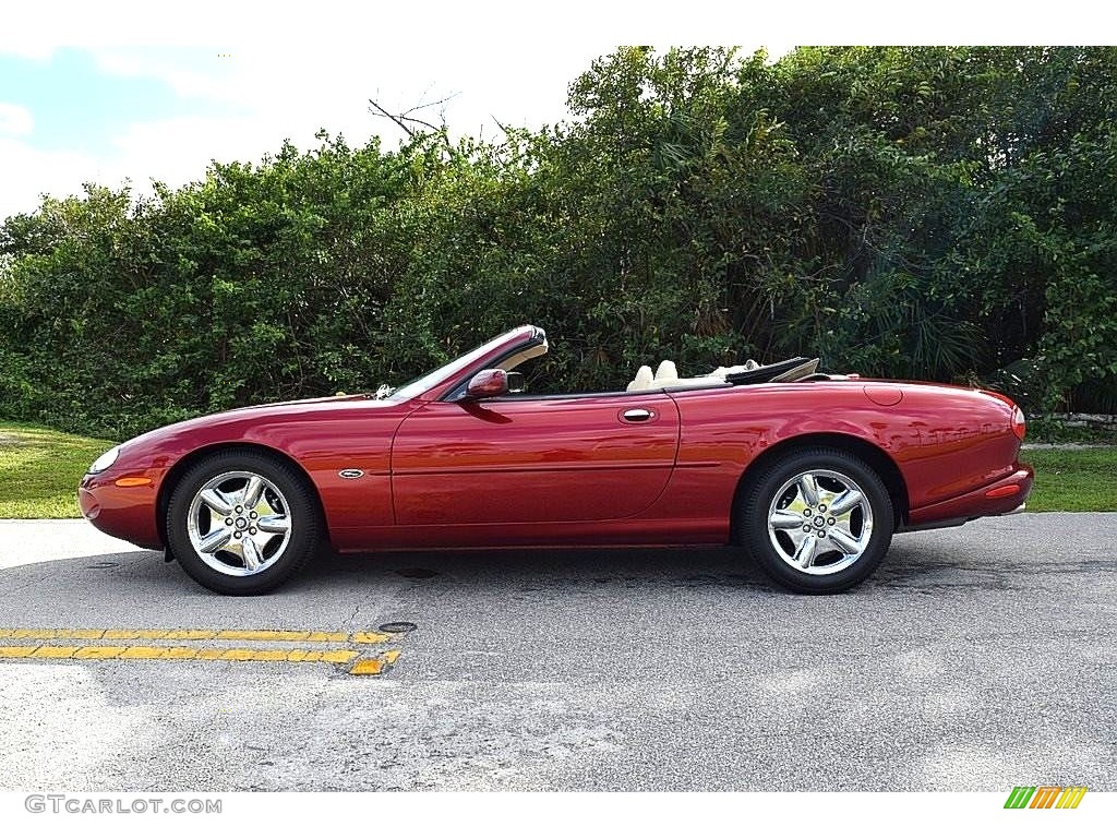 Carnival Red Pearl Metallic 1997 Jaguar XK XK8 Convertible Exterior Photo #138727485