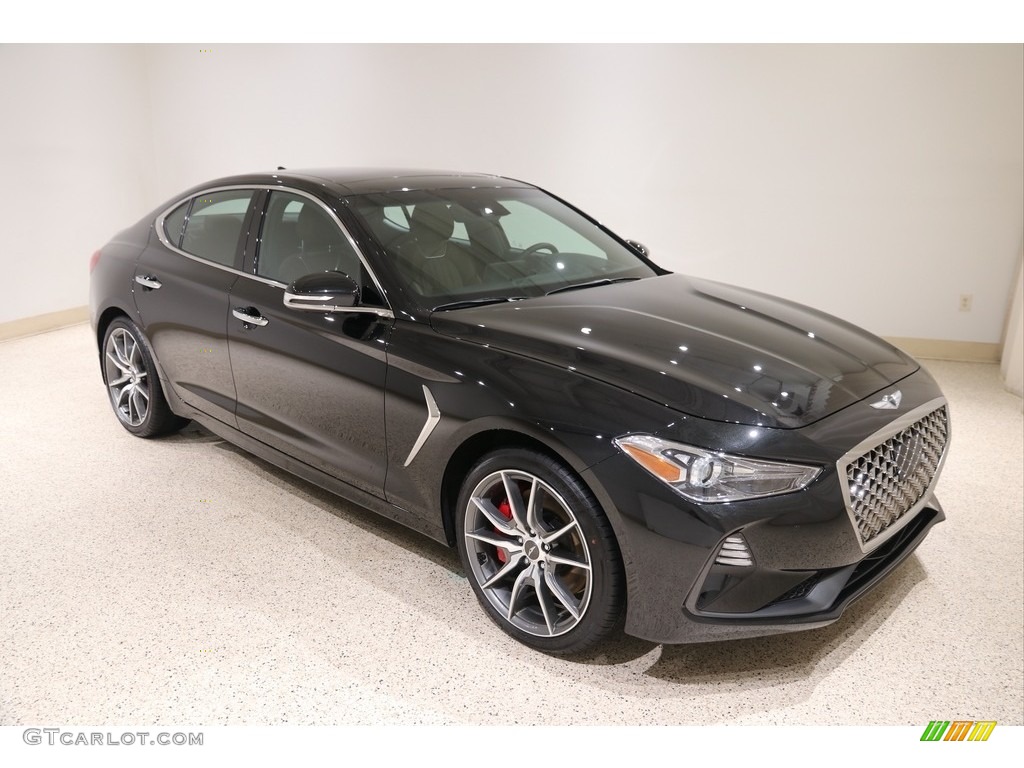 Vik Black 2020 Hyundai Genesis G70 AWD Exterior Photo #138727524