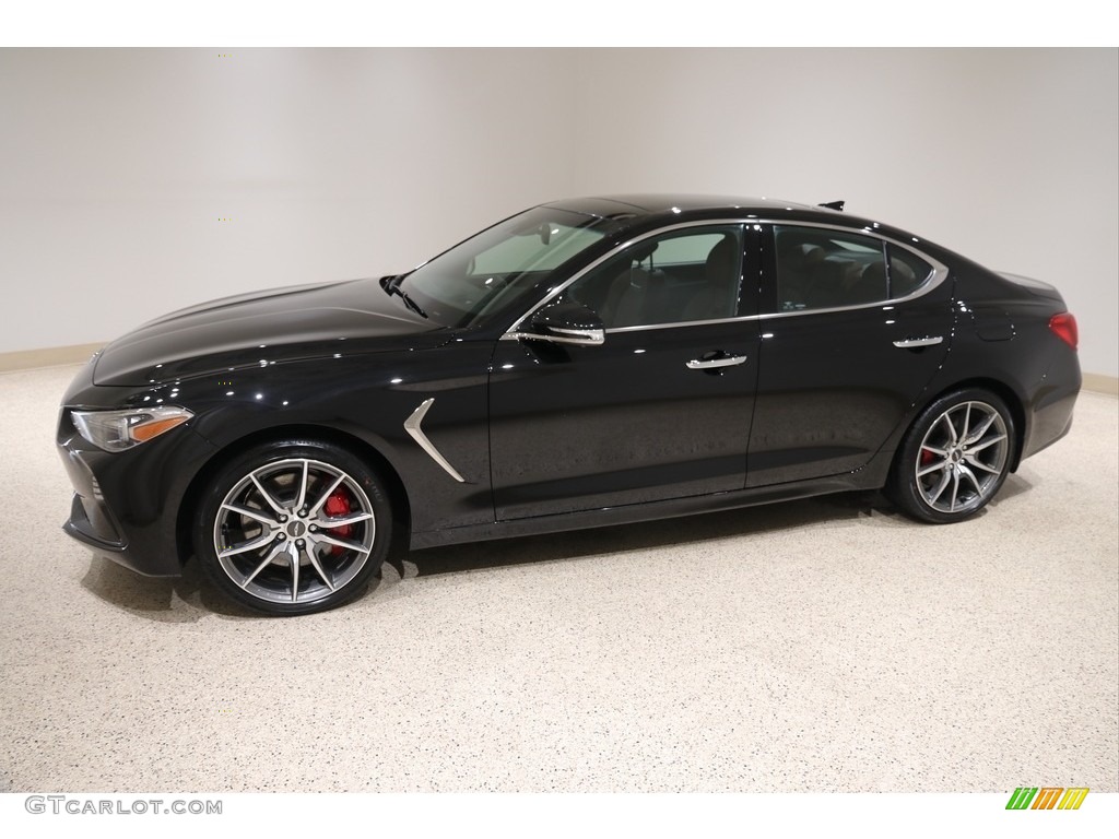 Vik Black 2020 Hyundai Genesis G70 AWD Exterior Photo #138727554