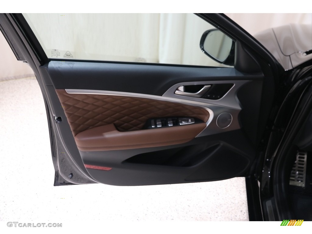 2020 Hyundai Genesis G70 AWD Brown Door Panel Photo #138727569