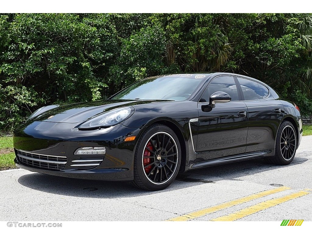 2013 Panamera Platinum Edition - Black / Black photo #1