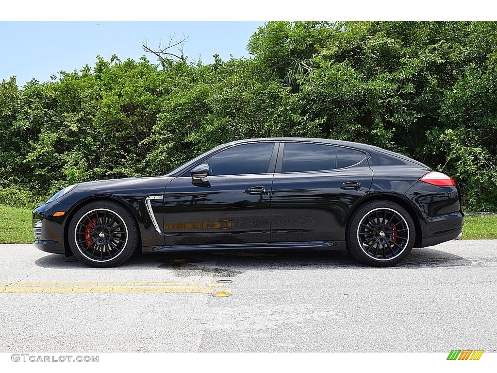 2013 Panamera Platinum Edition - Black / Black photo #3