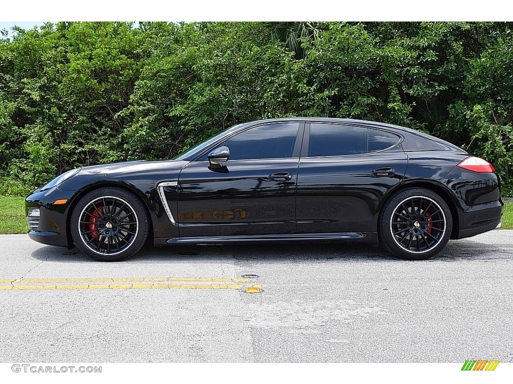 2013 Panamera Platinum Edition - Black / Black photo #5