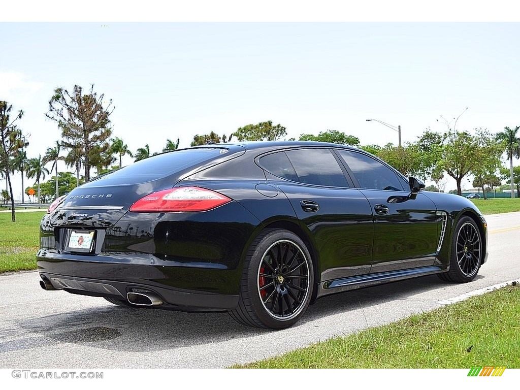 2013 Panamera Platinum Edition - Black / Black photo #6