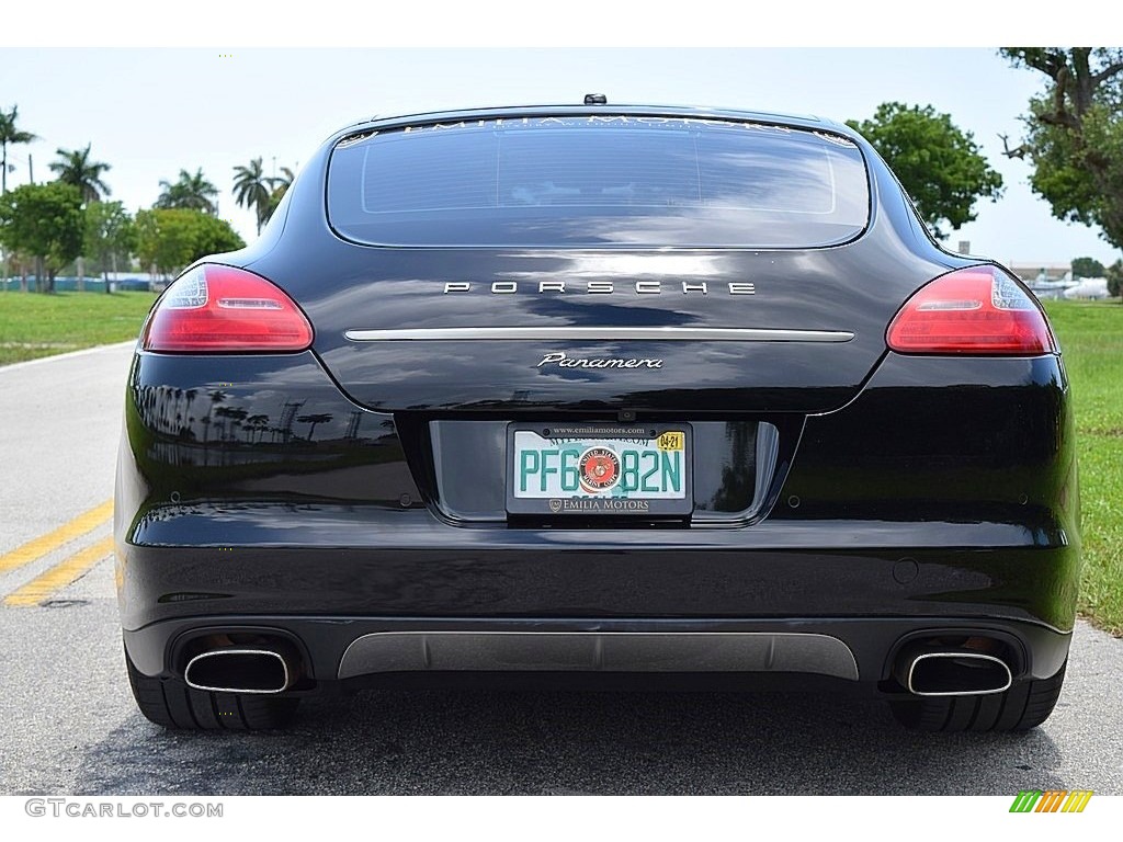 2013 Panamera Platinum Edition - Black / Black photo #7