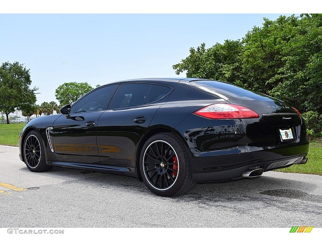 2013 Panamera Platinum Edition - Black / Black photo #8