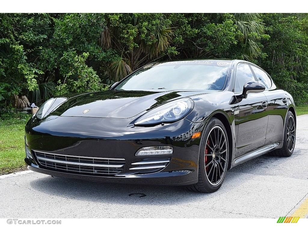 2013 Panamera Platinum Edition - Black / Black photo #9
