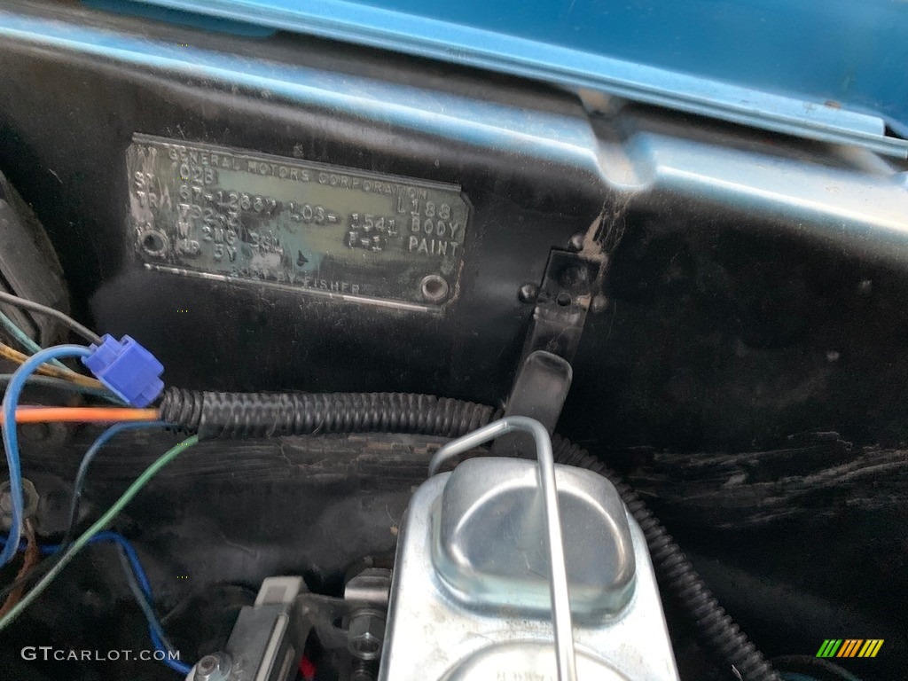 1967 Camaro SS Convertible - Marina Blue / Blue photo #3