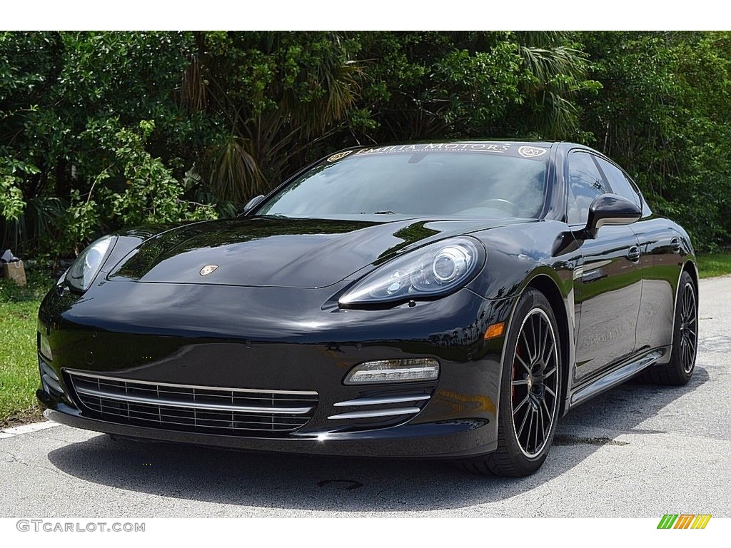 2013 Panamera Platinum Edition - Black / Black photo #11