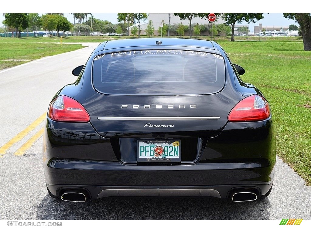 2013 Panamera Platinum Edition - Black / Black photo #12
