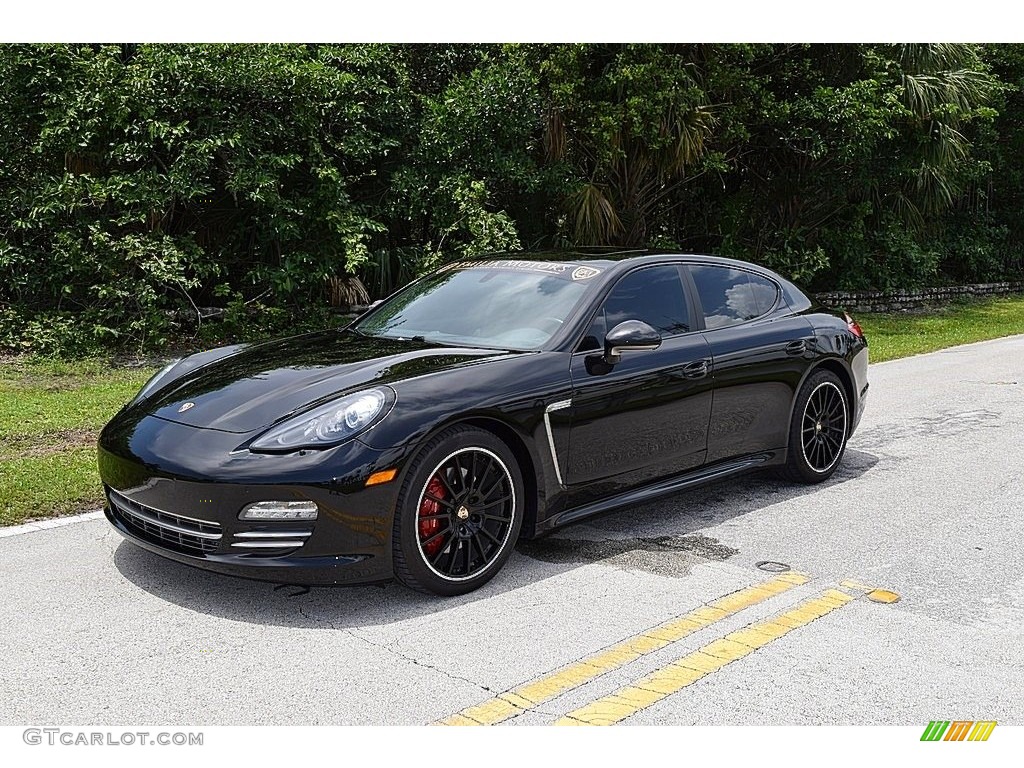 2013 Panamera Platinum Edition - Black / Black photo #13