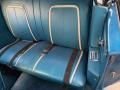 1967 Chevrolet Camaro Blue Interior Rear Seat Photo