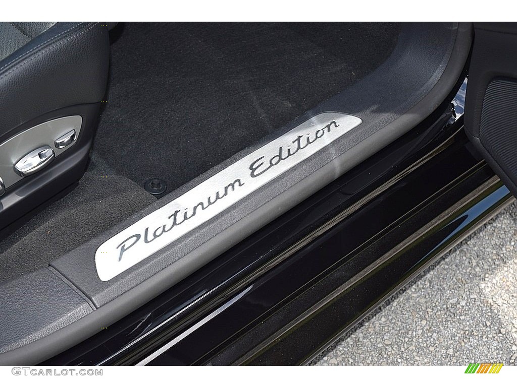 2013 Panamera Platinum Edition - Black / Black photo #18