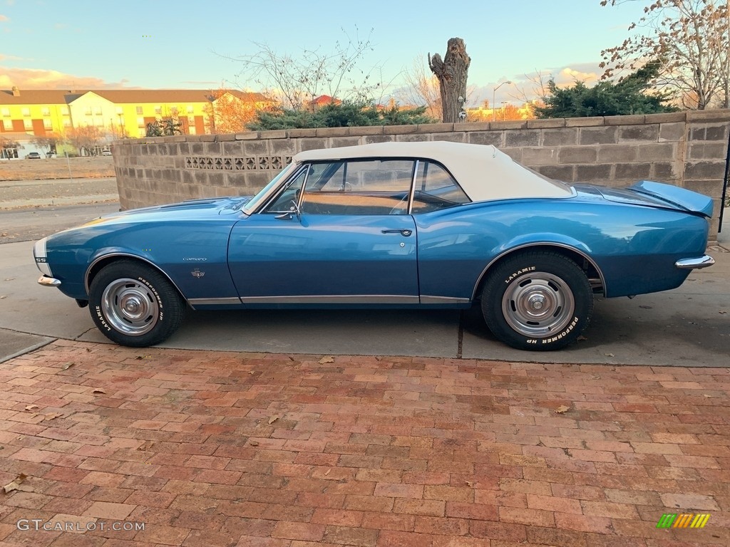 1967 Camaro SS Convertible - Marina Blue / Blue photo #10