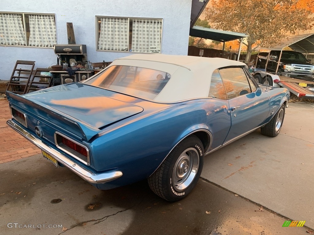 1967 Camaro SS Convertible - Marina Blue / Blue photo #17